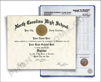 school north carolina diploma fake transcript transcripts nc phonydiploma hs